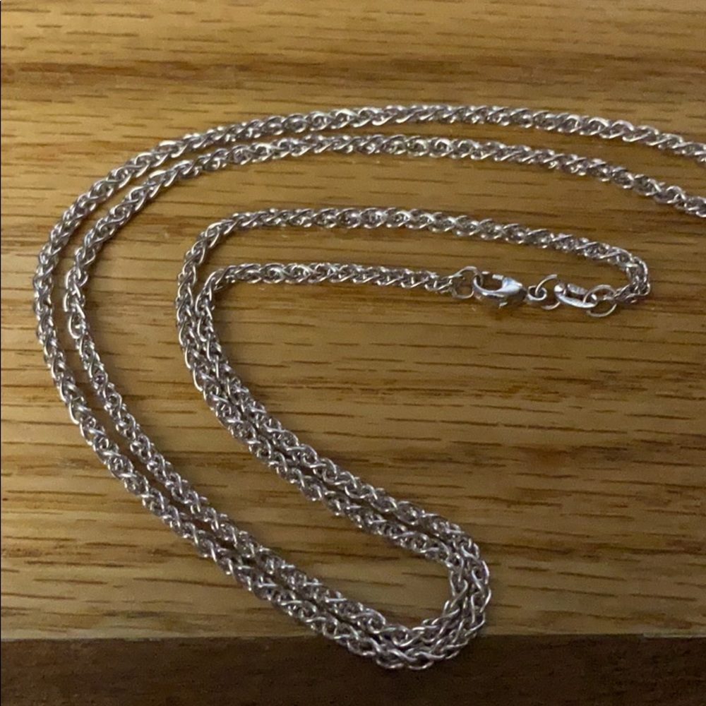 James Avery Medium Spiga chain 22” & 18” - Picture 1 of 3